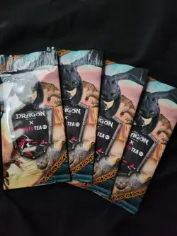 How To Train Your Dragon Kung Fu Tea Trading Cards Sealed Booster Pack - Image 1