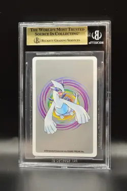 Jack of Diamonds Aipom Pokemon Poker Playing Card 1999 JPN Lugia Silver BGS 9.5 - Image 2
