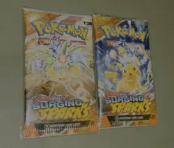 Pokemon TCG Scarlet & Violet Surging Sparks Booster Pack 10 Card Each (2 Packs) - Image 1