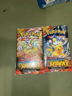 Pokemon TCG Scarlet & Violet Surging Sparks Booster Pack 10 Card Each (2 Packs) - Image 2