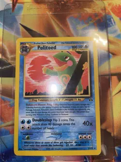 Politoed 27/75 Pokemon TCG Neo Discovery LP Vintage 2001 Card - Image 4