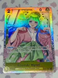 Kouzuki Hiyori OP06-106 Super Rare PRB01 The Best One Piece Card Game NM English - Image 1