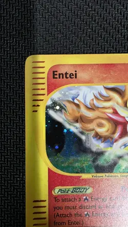 Entei - H8/H32 - Pokemon Aquapolis Holo Rare Card - Image 2