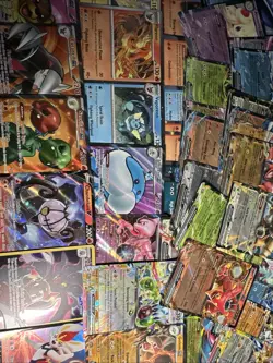 Pokemon TCG 65 Cards Lot Holos IR, EX, V, Promos NM 731329511228 - Image 1