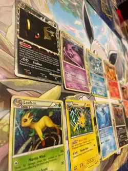 9x Very Rare Eeveeloution Pokemon Card Lot (5 Holos, 4 Regulars) Used Conditions - Image 2
