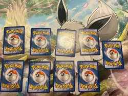 9x Very Rare Eeveeloution Pokemon Card Lot (5 Holos, 4 Regulars) Used Conditions - Image 4