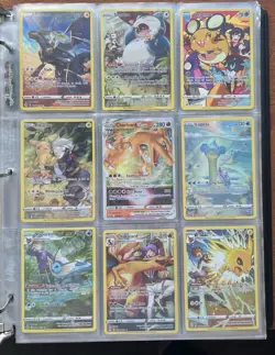 120 + Pokemon New Gen Binder - Trainer Gallery - Charizard Card Lot Collection - Image 1