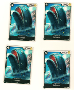 Set Of 4 Laboon ST08-012 Common Starter Deck 8 One Piece Trading Card - Image 1