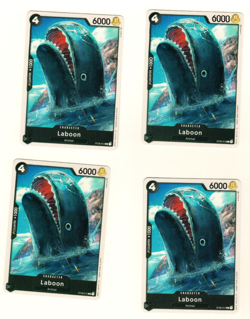 Set Of 4 Laboon ST08-012 Common Starter Deck 8 One Piece Trading Card - Image 3
