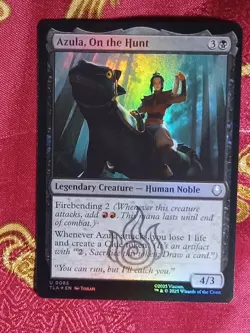 FOIL Azula, on the hunt Avatar: The Last Airbender Magic The Gathering MTG - Image 1