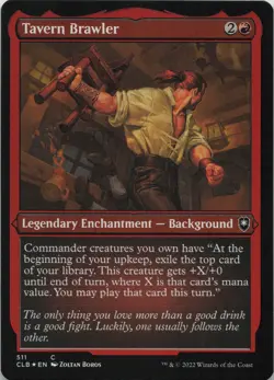 Tavern Brawler (Foil Etched) - FOIL - C Commander Legends: Battle for Baldur's G - Image 1