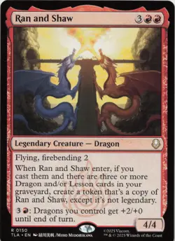Ran and Shaw R Avatar: The Last Airbender 150 NM MTG - Image 1