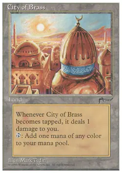 MTG CITY OF BRASS EXC - CITTA D'OTTONE - CHR - MAGIC - Image 1