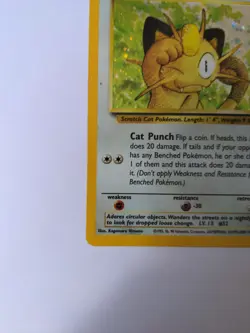Pokemon TCG Meowth Wizards Black Star Promos 10 Holo Promo - Image 5