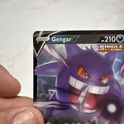 Pokemon Gengar V - Holo - Ultra Rare - Fusion Strike - 156/264 Nm Near Mint - Image 3