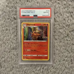 2022 POKEMON GO #010 CHARIZARD-HOLO PSA 10 LOW POP - Image 1