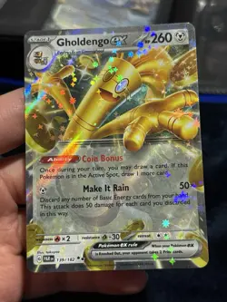 Pokemon Gholdengo ex 139/182 Double Rare Holo Paradox Rift - Image 3