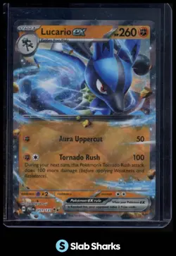 2025 POKEMON SV PRISMATIC EVOLUTIONS - PRE EN #051/131 LUCARIO EX HOLO - Image 1
