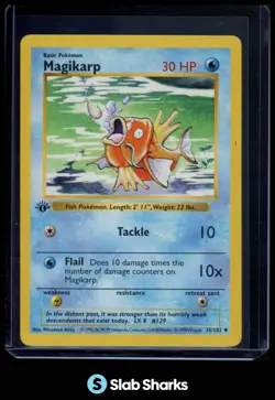 1999 POKEMON SET 1ST EDITION #35/102 MAGIKARP - Image 1