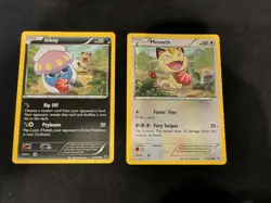 Pokemon TCG Meowth & Inkay 67 & 41/108 Roaring Skies Set - The Great Berry Heist - Image 1