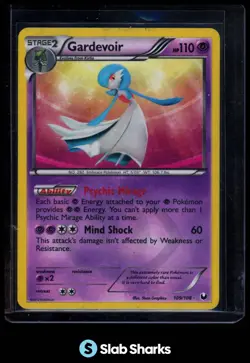 2012 POKEMON BLACK & WHITE DARK EXPLORERS #109/108 GARDEVOIR - Image 1