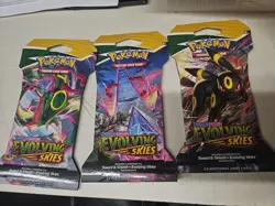 Pokemon Evolving Skies Sleeved Booster Pack | Factory Sealed | Random Pack Art - Image 1