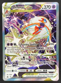 2023 Pokemon SW&SH Crown Zenith Deoxys Vstar Galarian Gallery #GG46/GG70 - Image 1