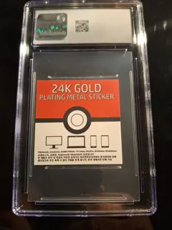 2023 Pokemon Korean Striking Candy Stickers 24K Gold Plating Charmeleon CGC 9.5 - Image 2