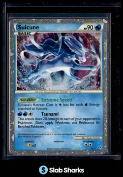 2011 POKEMON CALL OF LEGENDS #SL11 SUICUNE HOLO - Image 1