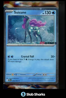 2025 POKEMON PHANTASMAL FLAMES SUICUNE 026/094 PROMO GAMESTOP SEALED - Image 1