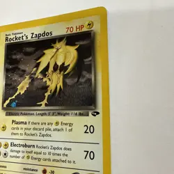 Pokemon TCG Rocket’s Zapdos 15/132 Unlimited Holo Rare NM - Image 4