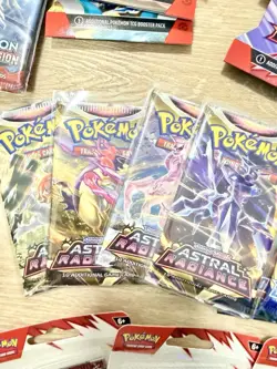 Pokemon Lot Of 50 Sleeved + Loose Booster Packs Art Set + Blister Packs - Image 4