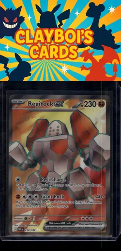 Regirock ex SV10: Destined Rivals 214/182 Pokemon Ultra Rare NM+ - Image 1
