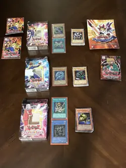 Vintage Yugioh lot STARTER PACK SETS + Dark Magican/Blue-Eyes (and 500 Commons) - Image 2