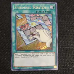 x3 Speedroid Scratch BROL-EN035 Secret Rare Yugioh - Image 1