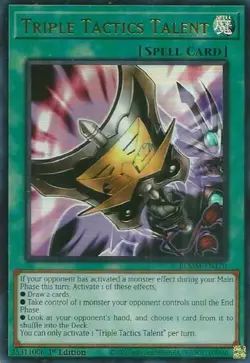 Yugioh! LP Triple Tactics Talent - BLMM-EN170 - Ultra Rare - 1st Edition Lightly - Image 1