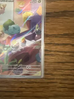 Pokemon TCG Bulbasaur Card 143/142 Stellar Crown Illustration, Rare Near Mint - Image 4
