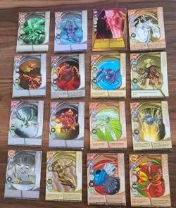 Bakugan Gate Card Lot of 16 METAL Magnetic, 2008-2009 Sega Spin Master - Image 1
