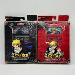 LOT 2 BANDAI ZATCH BELL THE CARD BATTLE STARTER DECK SETS #1 #2 TRADING CARDS - Image 1