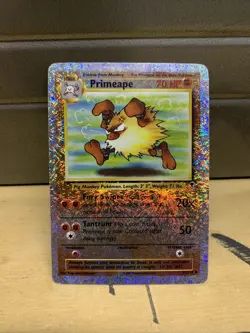 Pokemon TCG Legendary Collection Reverse Holo Primeape 59/110 Card Ex - Image 1