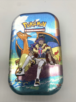 Pokemon Crown Zenith Mini Tin Leon 1 Sticker Sheet 1 Art Card full set of cards - Image 1