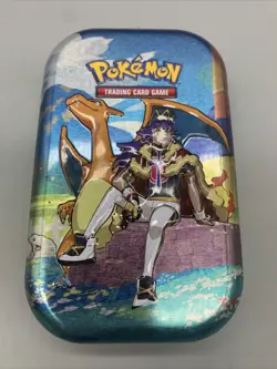 Pokemon Crown Zenith Mini Tin Leon 1 Sticker Sheet 1 Art Card full set of cards - Image 2