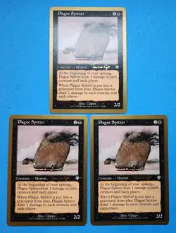 3x Plague Spitter World Championships 2001 Toronto Mtg Magic Card Creature 119 - Image 1