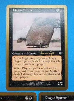 3x Plague Spitter World Championships 2001 Toronto Mtg Magic Card Creature 119 - Image 2