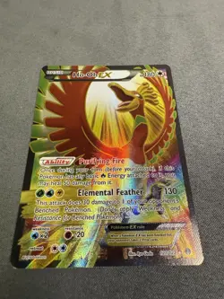 Ho-Oh EX 121/122 ULTRA RARE XY Breakpoint HOLO LP Pokemon Card - Image 1