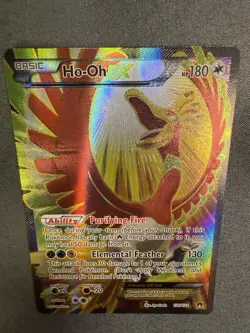 Ho-Oh EX 121/122 ULTRA RARE XY Breakpoint HOLO LP Pokemon Card - Image 5
