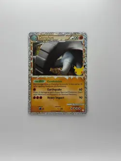 HOLO Donphan 107/123 NM / M - Pokemon 25th Celebrations Secret Rare Classic Card - Image 1