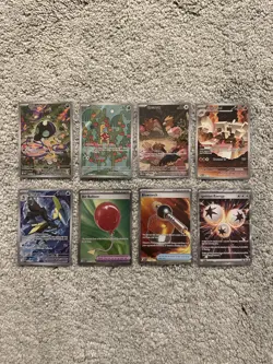 Pokemon Mega Evolution Phantasmal Flames Lot Of 8 Ex / IR / Full Art Cards NM - Image 1