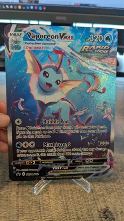 JUMBO Vaporeon VMAX - SWSH182 - SWSH: Sword & Shield Promo Cards (SWSD) - Image 1