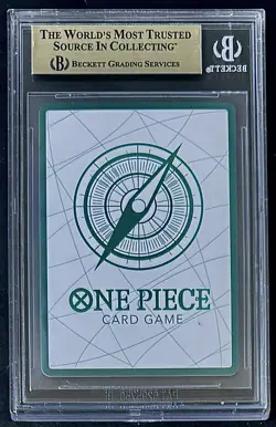 BGS 10 One Piece DF02 Don Card Ace Alt Art - English - Foil - Graded - Image 2